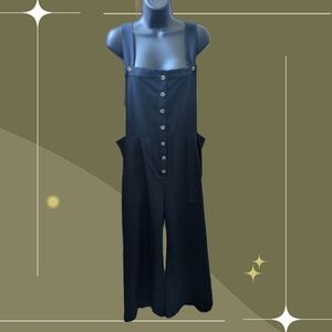 ✨ Nwt Good Luck Gem Nordstroms Button Overall In Navy Size XL